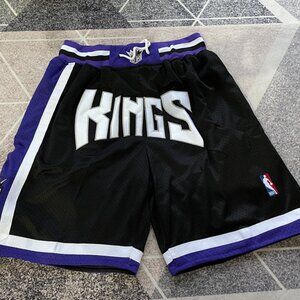 Sacramento Kings Black Basketball Shorts